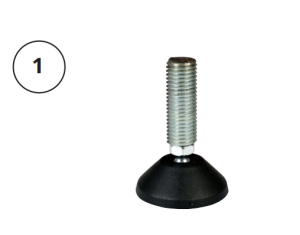 Pied de support sf5027m1645s