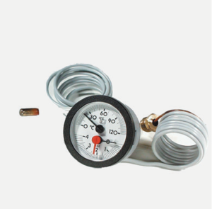 Hydrothermomètre 0-4 bar, 0-120°C