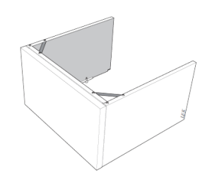 Armoire supérieure Nibe 245mm