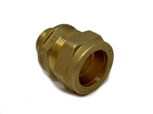 Raccord droit 22xR15, bague de serrage x filetage extérieur, paquet de 2
