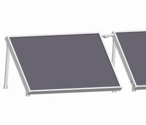 Panneau solaire toit plat couché Mont