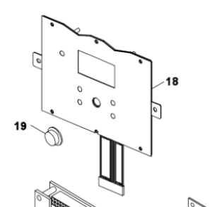 018B. Écran avant pour Bosch Compress 3500/5000/6000