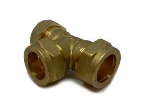 Raccord à bague de serrage pour tube en T 22 mm