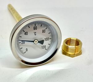 Thermomètre 0-120°C 3/4" CTC