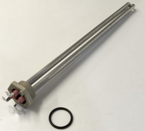 Cartouche électrique 3 kW 400V 1″ filetée