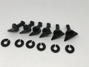 081. Ecrou à oreilles M Rondelle 6 pcs/fp