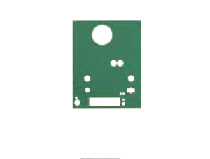 Toit en tôle vert