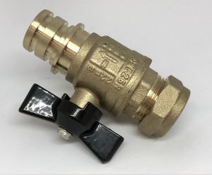 063. Robinet à tournant sphérique avec filtre DN20